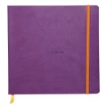 Rhodiarama 19x25cm Softcover Notebook Dot Grid - Purple