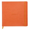 Rhodiarama 19x25cm Softcover Notebook Dot Grid - Tangerine