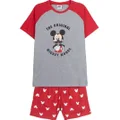 Disney: Mickey Mouse - The Original Pyjama (Size: S) in Grey/Red (Men's)