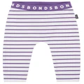 Bonds: Stretchie Leggings - White/Wild Side (Size 0000) in Purple/White
