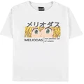 Difuzed: The Seven Deadly Sins - Meliodas Womens T-Shirt (Size: L) in White