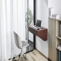 Gorilla Office: Wall Mounted Desk with Drawer - Walnut