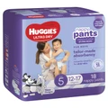Huggies Ultra Dry Convenience Nappy Walker Boy Pants - Size 5 (18 Pack)