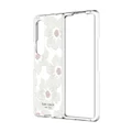 Kate Spade: Hardshell Case for Galaxy Z Fold 4 5G - Hollyhock Floral Clear