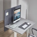 Gorilla Office- Desk Screen Dark Grey - 1200x600mm
