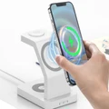 3-In-1 Wireless Charger Stand - White