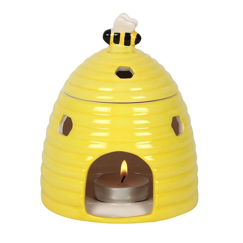 Yellow Beehive Oil Burner - Something Different