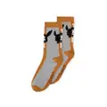 Difuzed: Pokémon - Eevee Novelty Socks (1 Pack) (Size: 35-38) in Brown/Grey (Women's)