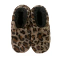 SnuggUps: Women's Leopard Caramel - (Size: Large) in Brown