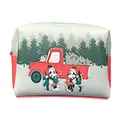 Loungefly: Disney - Mickey & Minnie Cosmetic Bag (US Exclusive) in Grey/Red (Women's)