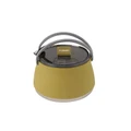 Outdoor Portable Folding Camping Silicone Kettle - Brown
