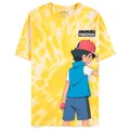Difuzed: Pokémon - Ash and Pikachu T-Shirt (Size: 2XL) in Yellow (Men's)
