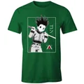 Hunter X Hunter: Adult T-Shirt (Size: 2XL) in Black/Green/White (Men's)