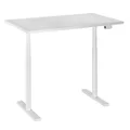 Gorilla Office: 3-Stage Motorised Height Adjustable Desk - White/White (1800x750mm)
