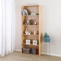 4 Shelf Bookcase - Oak Grain Finish