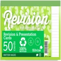 Silvine: Luxpad Recycled Revision and Presentation Card Pad - White Ruled (6x4in)