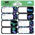 Spencil: Neon Life Name & Subject Labels (16 Pack)