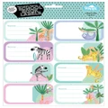 Spencil: Wild Things Name & Subject Labels (16 Pack)