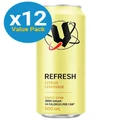 V Energy Sugar Free - Refresh Citrus Lemon (12 Pack)