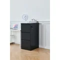 Gorilla Office Particle Board & Steel 3 Drawers Black