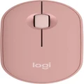 Logitech Pebble Mouse 2 M350s Bluetooth Mouse Tonal Rose