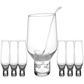 Maxwell & Williams: Diamante Footed Punch Bowl (7pc Set) (7 Piece Set)