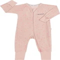 Bonds: Poodlette Zip Wondersuit - A Thousand Crosses Pink(Size 00) (3-6 Months)
