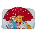 Loungefly: Winnie The Pooh, Pooh & Friends Rainy Day - Zip Around Wallet in White (Women's)