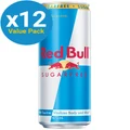 Red Bull Energy Drink Sugar Free - 473ml (12 pack) (Pack of 12)