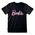 Barbie: Barbie Painted Logo - Adult T-shirt (XL) in Black (Women's)