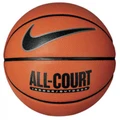 Nike Everyday All Court Basketball - Amber / Black / Metallic Silver - Size 7