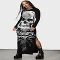 Killstar: Spine Chilling Maxi Dress (Size: L) in Black (Women's)
