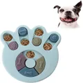 Paw Shape Interactive Treat Feeding Training Puzzle Dog Toy