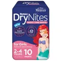 Huggies DryNites Night Time Girls Pants - 2-4 Years (10 Pack)