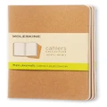 Moleskine: Cahier Pocket Journal Plain - Kraft Brown (Pack of 3)