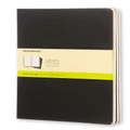 Moleskine: Cahier Extra Large Journal Plain - Black (3 Pack)