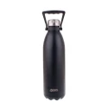 Oasis: Insulated Stainless Steel Drink Bottle with Handles - Matte Black (1.5L) - D.Line