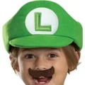 Super Mario: Luigi's Elevated Hat & Mustache - Roleplay Set