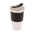 Oasis: Plastic Coffee Cup - Black (454ml) - D.Line