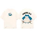 Pokemon: Snorlax - Adult T-shirt (Small) in Cream (Women's)