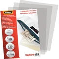 Fellowes: 125 Micron Laminating Pouches - 54x86mm (Pack of 100)