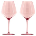 Maxwell & Williams: Glamour Wine Glasses Set - Pink (520ml) (Set of 2)