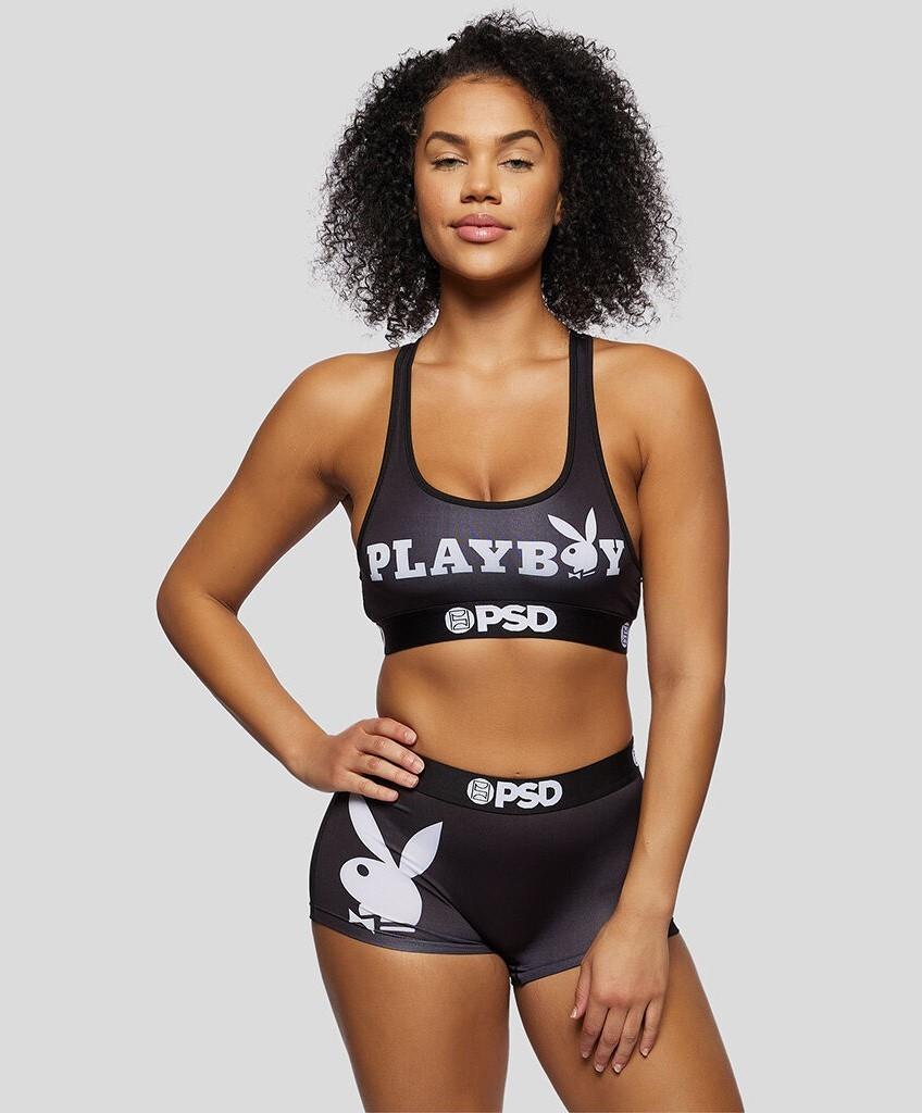 PSD: Playboy Logo Sports Bra (Size: XS) (Women's)
