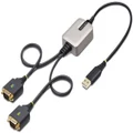 StarTech 2-Port USB to Serial Adapter - FTDI RS232 (2ft/60cm)