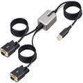 StarTech 2-Port USB to Serial Adapter, FTDI, RS232 (13ft/4m)
