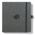 Dingbats Wildlife: A5 Grey Elephant Notebook - Lined