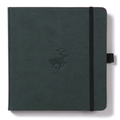 Dingbats Wildlife: A5 Green Deer Notebook - Lined