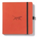 Dingbats Wildlife: A5 Orange Tiger Notebook - Lined