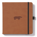 Dingbats Wildlife: A5 Brown Bear Notebook - Dotted