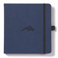 Dingbats Wildlife: A5 Blue Whale Notebook - Dotted